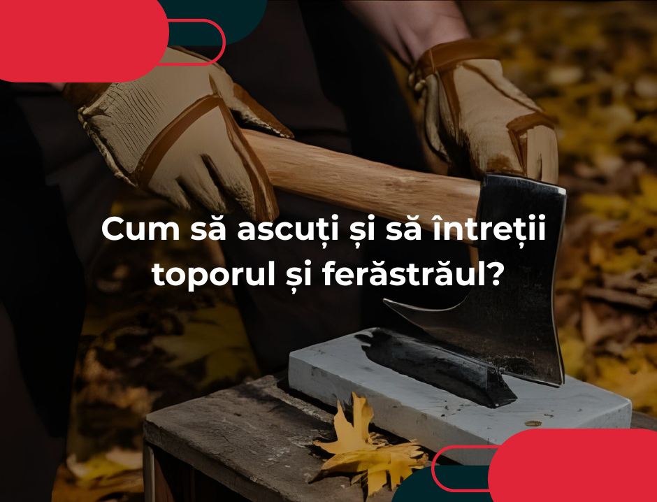 Cum să ascuți și să întreții toporul și ferăstrăul?
