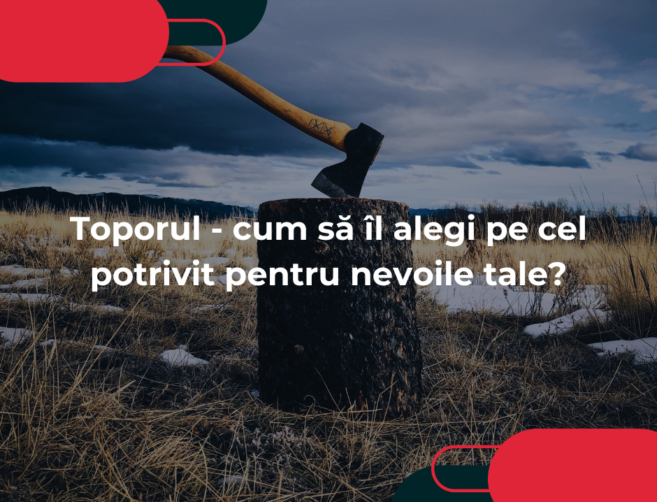 Toporul - cum să îl alegi pe cel potrivit pentru nevoile tale?