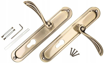 Mâner de ușă cu arbore lung de 90 mm pentru patina de inserție