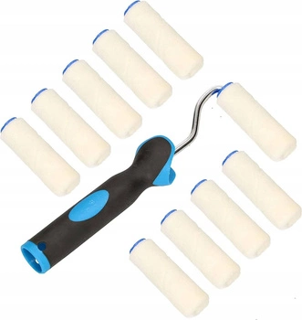 70mm role de catifea pentru vopsele cu mâner set de 10 bucăți