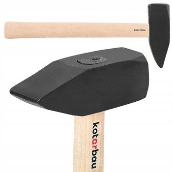 Ciocan de lăcătuș din oțel 2 kg cuie cu mâner din lemn