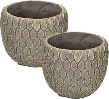 Ghiveci de flori din ceramică ø14 cm - 2 buc.