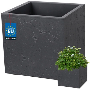 Ghiveci pătrat beton industrial marengo 29 cm