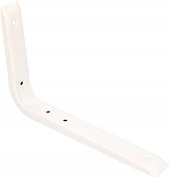 Colțar suport raft regali sub raft 140x200 mm - Culoare alb