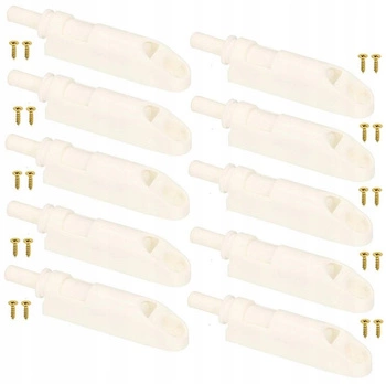 Amortizor cu adaptor pentru închiderea silențioasă a dulapurilor - 10 bucăți.