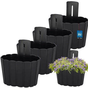 Skrzynia antracit 600 MM set de 4 kcu.