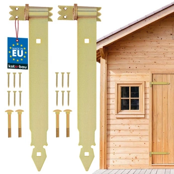 Curea de aur balama aur decorativ 400 mm set de 2 buc.