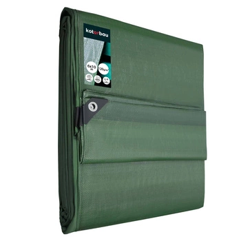 Prelată protectoare rezistentă groasă universală oliv 120 g/m2 6x10 m