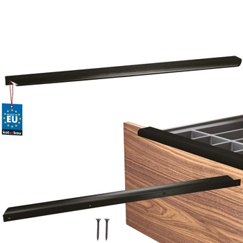 Mâner mobilier aluminiu negru mat 540/560 mm