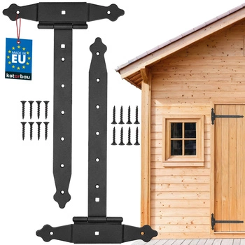 Chioșc cu balamale transversale de balama obloane porți 350mm - 2 buc.