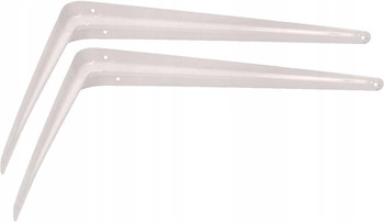 Cot pentru raft susținere 35x30 cm 2 buc. - Culoare albă