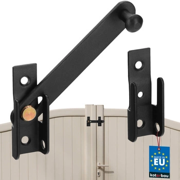 Închidere blocare obloane foișoare porți oțel negru 120 mm