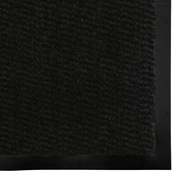 Preș de intrare preș de pantofi 150 cm negru