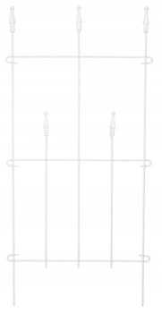 Gard palisadă grădină palisadă golf alb 48 cm