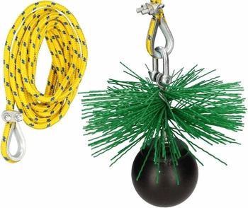 Kit de curățare a coșului de fum 100 mm 12 m