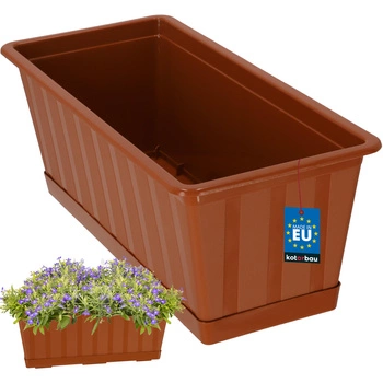 Cutie de balcon 40 cm ghiveci pentru terasă balcon