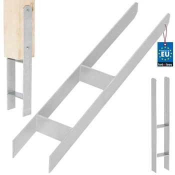 Baza stâlpului h pentru încastrare zincat argintiu 90 mm