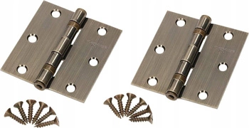 Set de balama de ușă 2 piese din oțel inoxidabil glisante rulment 75x75mm