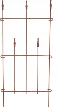 Gard palisadă gard de grădină gard condus rugină 48 cm