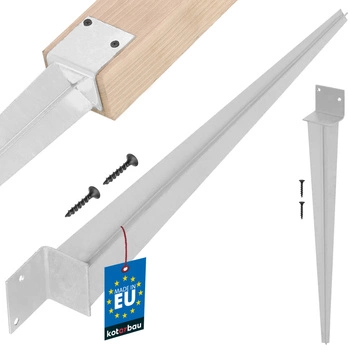 Suport de ancorare cu bază de stâlp tip l - 500 mm