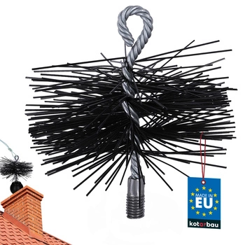 Perie pentru curățarea coșului de fum maturator pvc m12 125 mm