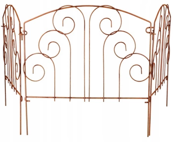 Grădină ecran gard de grădină gard metalic ruginit palisadă