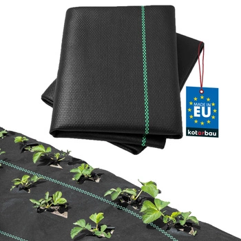 Agrotextil grădină universal împotriva buruienilor negru 70 g/m2 1,6x5 m