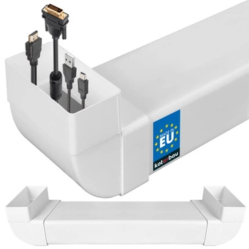 Conductă de cablu pentru televizor încastrat 110x55 mm 50 cm