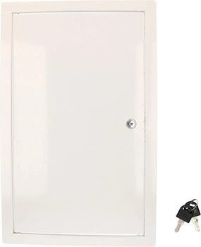 Ușă de inspecție din oțel chei albe 50x30 cm
