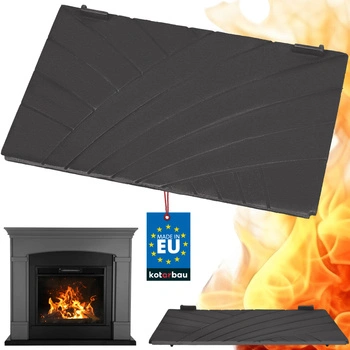 Placă de șemineu spate fontă perete pentru focare zigzag