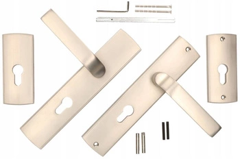 Mâner de ușă cu rozetă de 90 mm pentru inserție