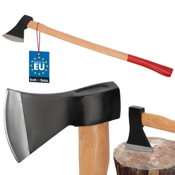 Topor cu două tăișuri pentru tăiat lemne 1500 g