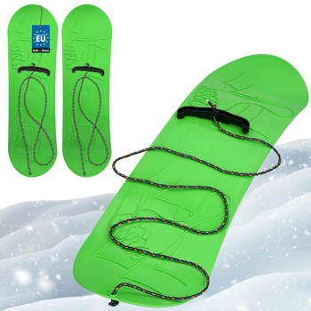 Snowboard placă snowboard pentru copii verde set 2 buc.