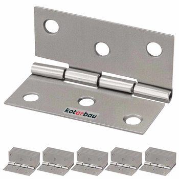 Balama aripă mobilier 45 mm nichel set de 25 buc.