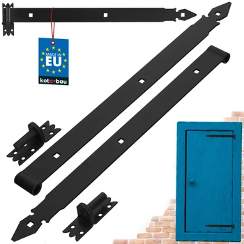 Balama pentru ușa de garaj de 600 mm - 2 buc