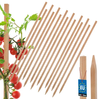 Tăruși de grădină din lemn pentru roșii legume 60 cm set de 15 buc.