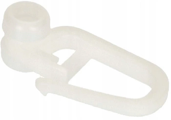 Siguranță pin cârlig de plastic cârlig pentru perdea feroviar 100 buc.