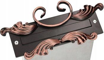 Casetă poștală pentru zidărie - Culoare neagră