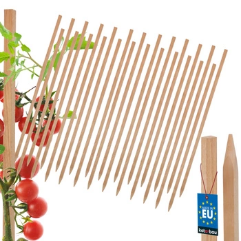 Tăruși de grădină din lemn pentru roșii legume 60 cm set de 25 buc.
