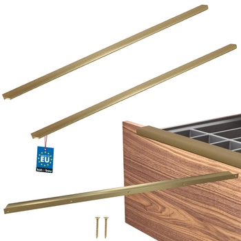 Mâner mobilier aluminiu auriu mat 780/800 mm set de 2 buc.