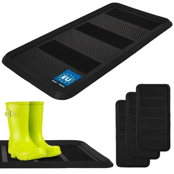 Tavă pentru pantofi umezi neagră 40x80 cm set de 3 buc.