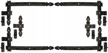 800 garaj colț de colț cu balama pentru obloane