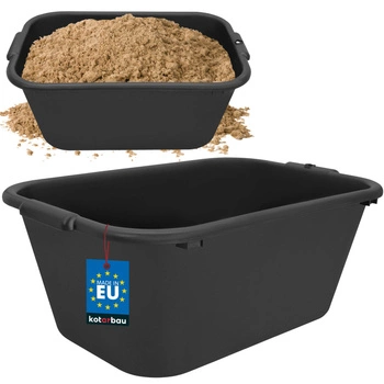 Tavă de construcție 55 l bol de mortar kalfas