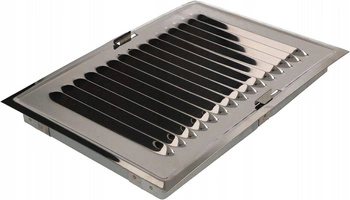 Grilă de ventilație a coșului de fum din oțel inoxidabil 14x21cm