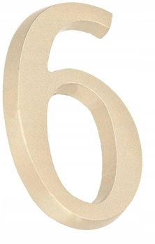 Numărul casei "6" numărul ușii 5 cm satin