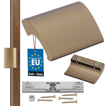 Zăvor balcoane mânere uși încuietoare paletă din aluminiu - Culoare aurie