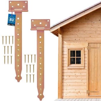 Balama arbour gazebo galbenă 350 mm set de 2 buc.