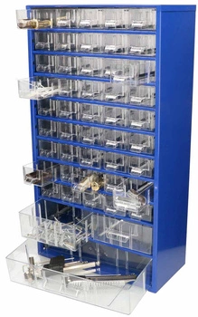 Dulap organizator pentru bancul de lucru cu 48 de sertare