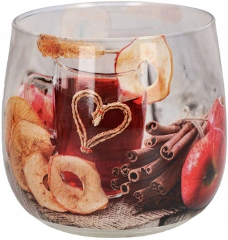 Lumânare parfumată în sticlă decorativă 20h