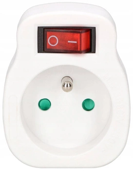 Întrerupător cu împământare robber splitter 1 priză